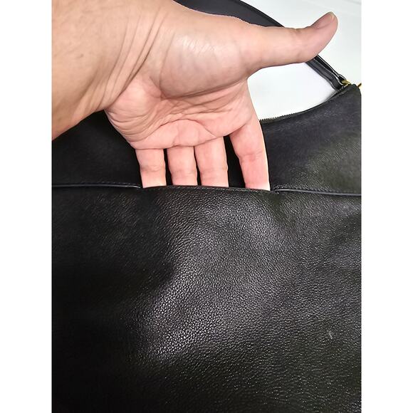 Fossil Talulla Hobo Shoulder Bag Purse Black Leather SHB2840 - Picture 8 of 13